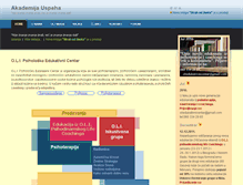 Tablet Screenshot of akademijauspeha.com